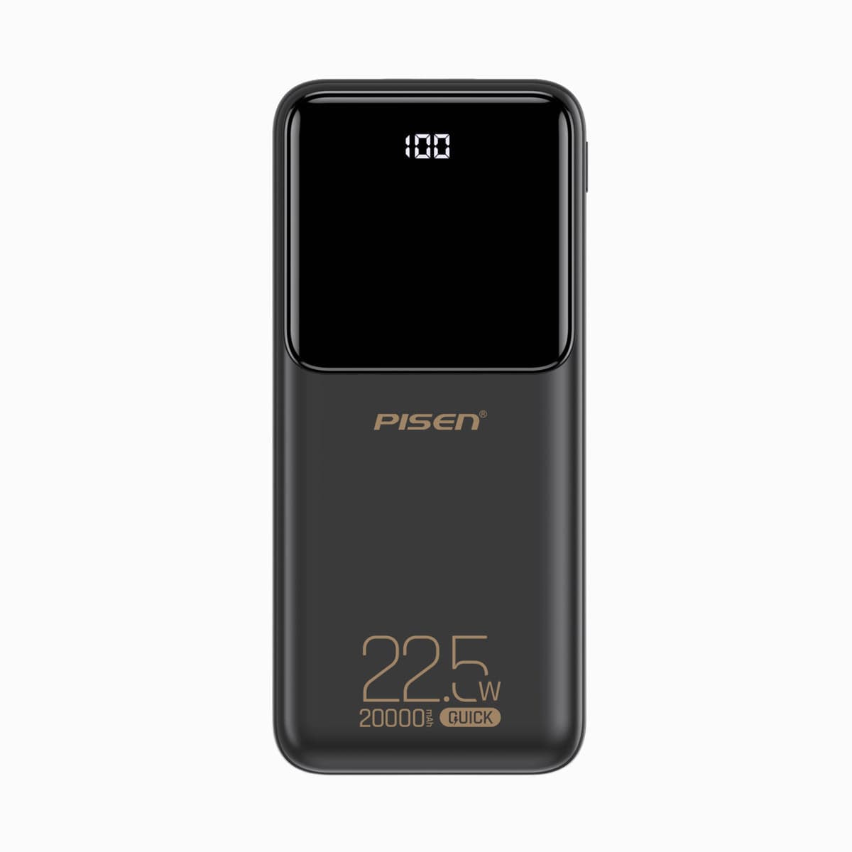 باور بانك بايسن Semi Mirror بقوة 22.5W وسعة 20000mAh بشاشة عرض