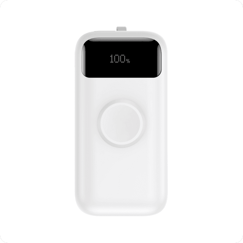 باور بانك بايسن Power Flex ‏3 في 1 بقوة 22.5W وسعة 10000mAh مع شاحن ساعة لاسلكي