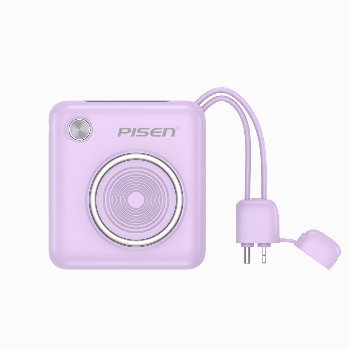 باور بانك بايسن Power Depot بقوة 22.5W وسعة 10000mAh مع كابلين مدمجين