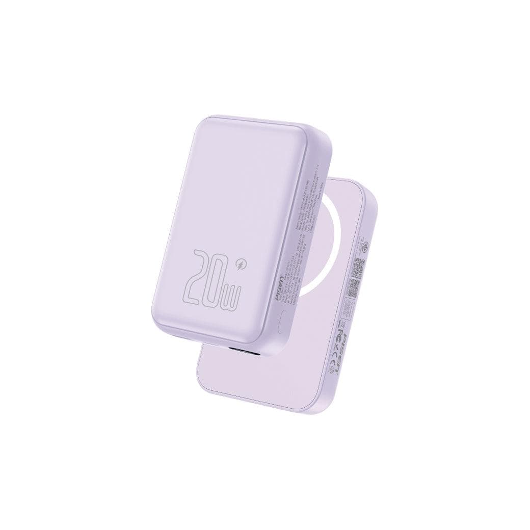 باور بانك بايسن PowerMag مغناطيسي لاسلكي بقوة 20W وسعة 10000mAh بشاشة رقمية