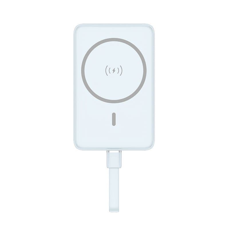 باور بانك بايسن PowerMag مغناطيسي لاسلكي بقوة 30W وسعة 10000mAh مع كابل مدمج