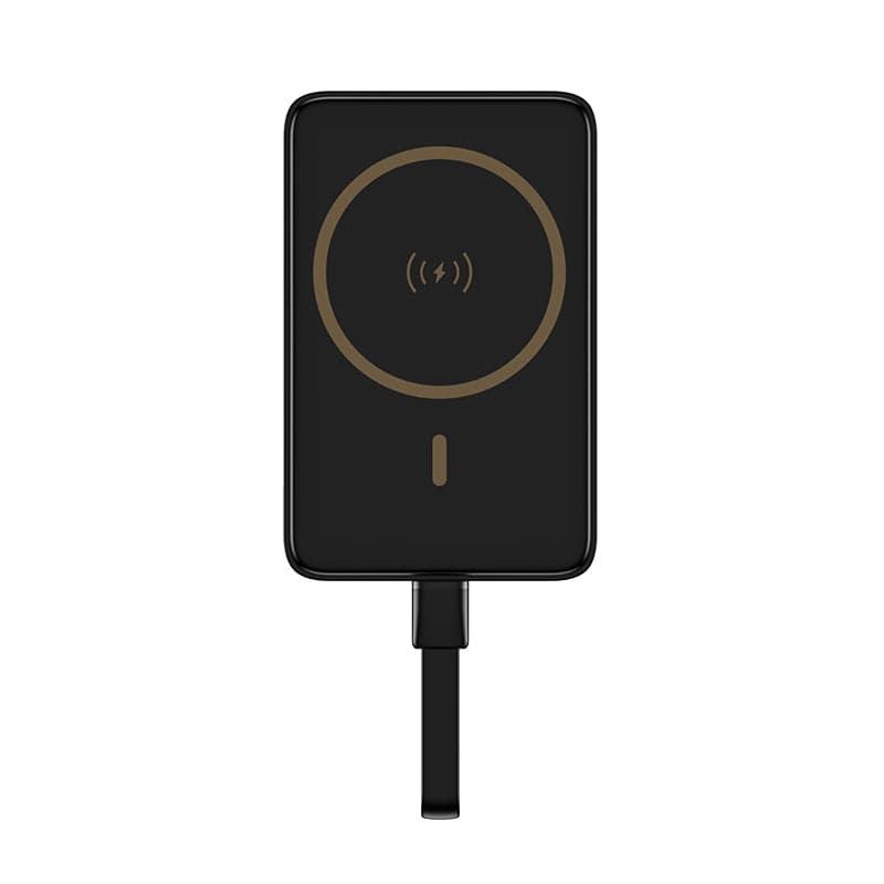 باور بانك بايسن PowerMag مغناطيسي لاسلكي بقوة 30W وسعة 10000mAh مع كابل مدمج
