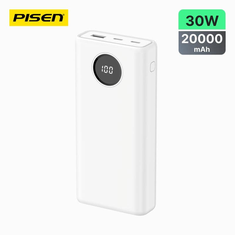 باور بانك بايسن Power Cube بقوة 30W وسعة 20000mAh