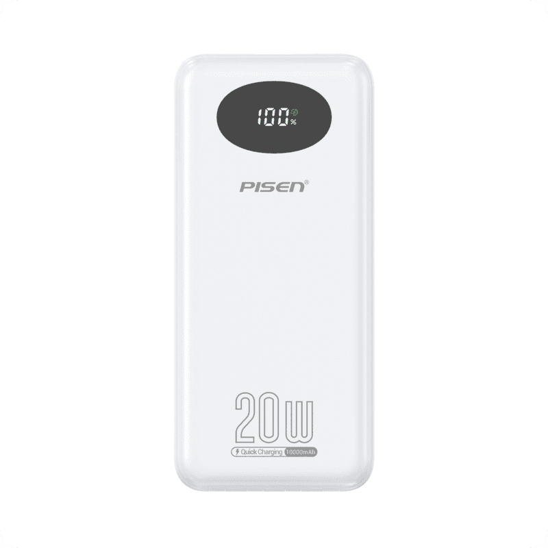 باور بانك بايسن PowerLink ‏4 في 1 بقوة 20W وسعة 20000mAh بأربعة كوابل مدمجة