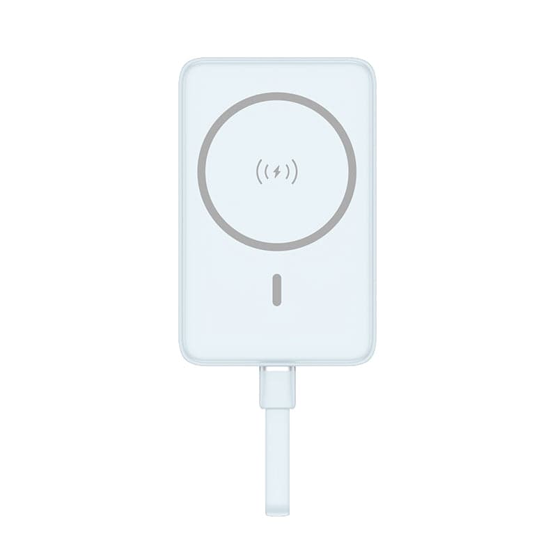 باور بانك بايسن PowerMag مغناطيسي لاسلكي بقوة 30W وسعة 10000mAh مع كابل مدمج